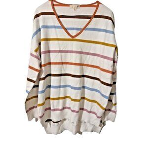 Mindy Mae's Market Striped Sweater Size Small